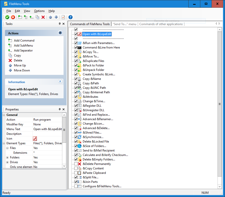 Full FileMenu Tools screenshot