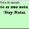 Tray Notes